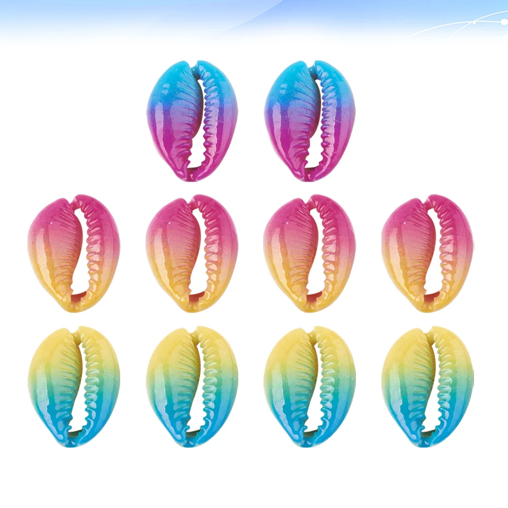 10 Pcs Painted Spiral Miss Earrings for Women Orrous 26*2*05cm Color Jewelry Pendant