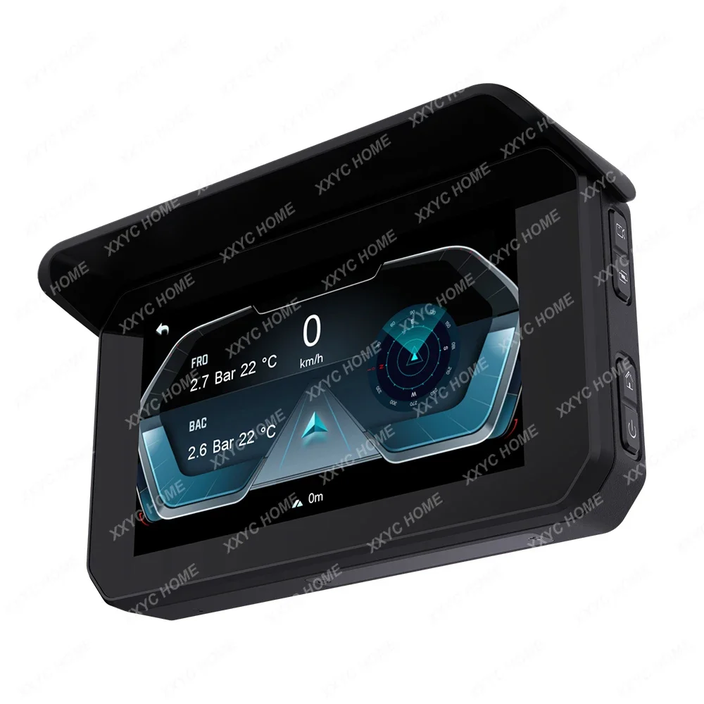 5 Inch Portable Wireless Motorcycle Carplay Screen Display Motorbike Android Auto IPX7 Waterproof Dual Cameras For DVR T65