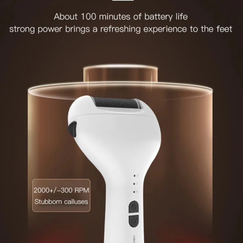 مطحنة قدم كهربائية لإزالة الجلد الميت والكسالات