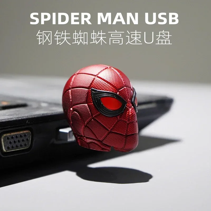 New marvel 3.1 Cartoon Spiderman Iron Man Usb Flash Drive Real Capacity Cute Pen Drive 4g 8g 16g 32g Limited Edition Flash Memor