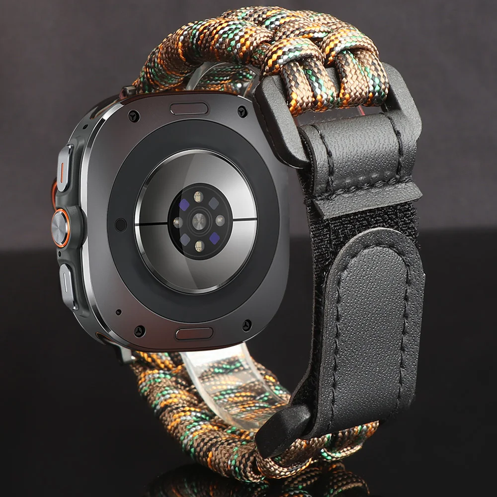 Outdoor Umbrella Rope Band For Samsung Galaxy Watch 8 8Classic Ultra 2 1 Strap Exclusive Bracelet Galaxy 8 40mm 44mm 46mm 47MM