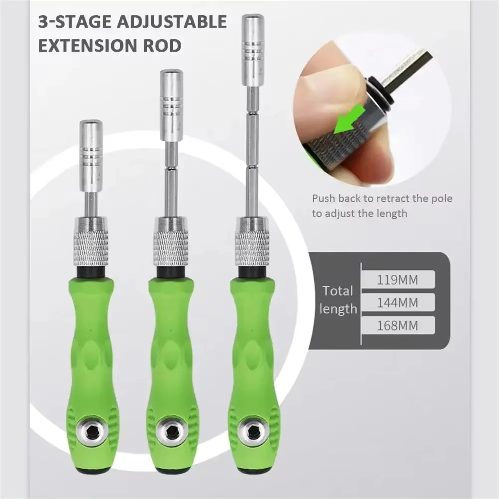 32 In 1 Screwdriver Set Precision Household Maintenance Tool Triangle Slotted Cross Shaped Screwdriver Drill Bit Combination Kit