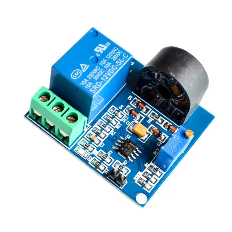 5A overcurrent protection sensor module AC current sensor 12V relay