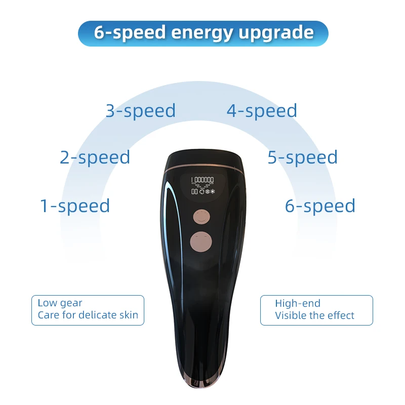 آلة إزالة الشعر بالليزر الصغيرة المحمولة IPL للسيدات من BOWKET، جهاز إزالة الشعر بالليزر الجديد بنقطة التجمد