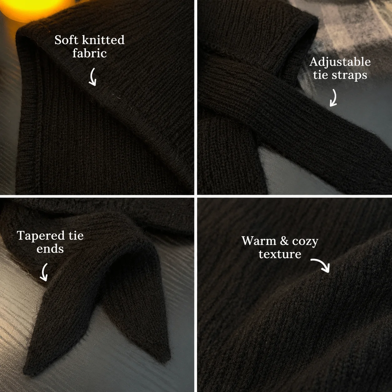 1 piece of girls' solid color hooded knit hat, warm and cold proof brimless hat for autumn and winter