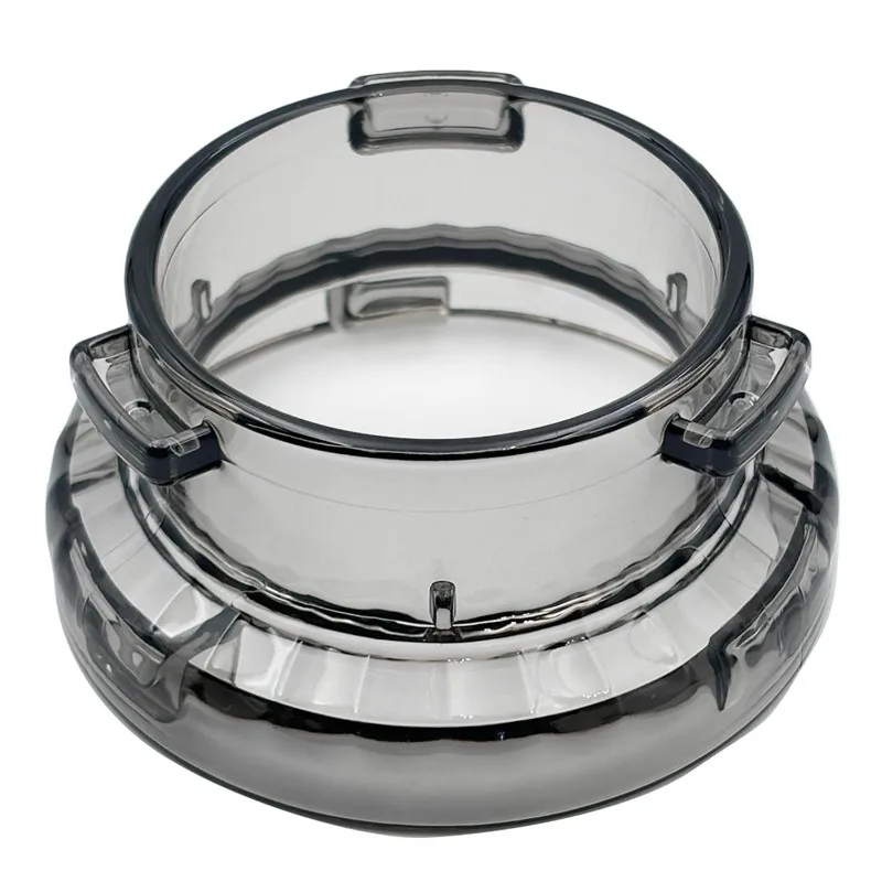 Coffee Grinder Transparent Bean Hopper 10PCS, Smoke Grey Replacement Bean Container with Buckles for Espresso Coffee Grinder