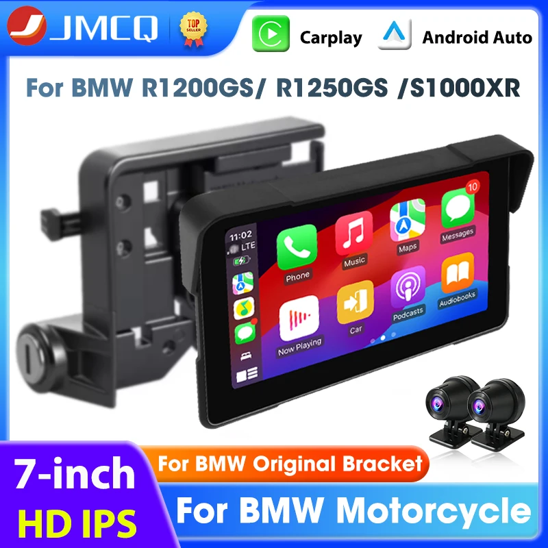 

7 inch Motorcycle Screen For BMW GPS Navigation Wireless Carplay Android Auto Bluetooth For BMW R1200GS ADV/ R1250GS ADV/S1000XR