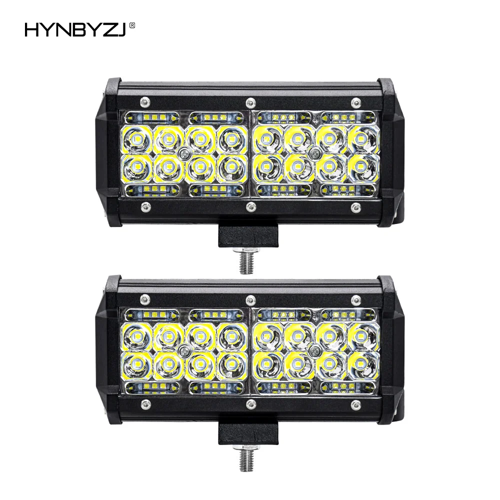 

HYNBYZJ 180W 20000LM 7Inch Off Road LED Light Bar 12V Fog Running Led Work Light for Tractor Jeep