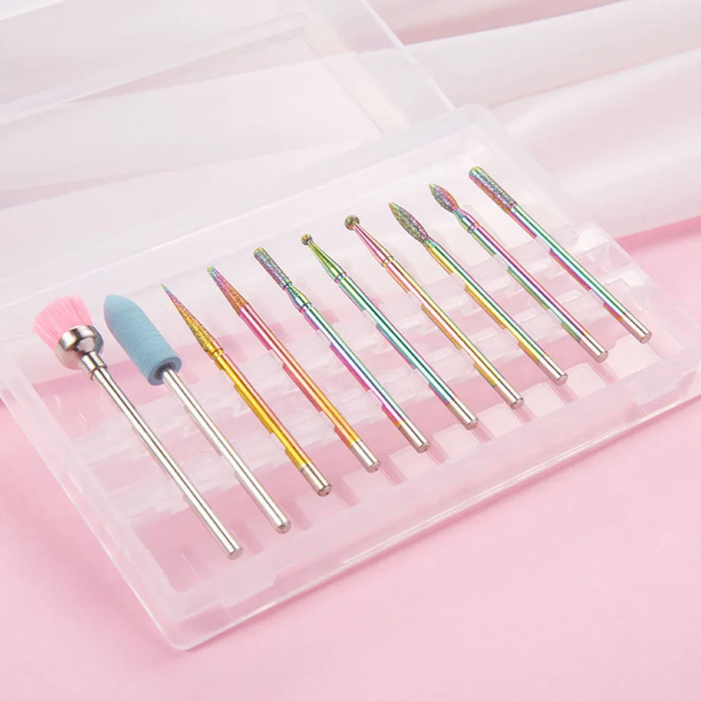 1 set Nail Grinding Tool Set Premium Portable Manicure Polisher For Nail Art Electric File Grinding Machine Kit