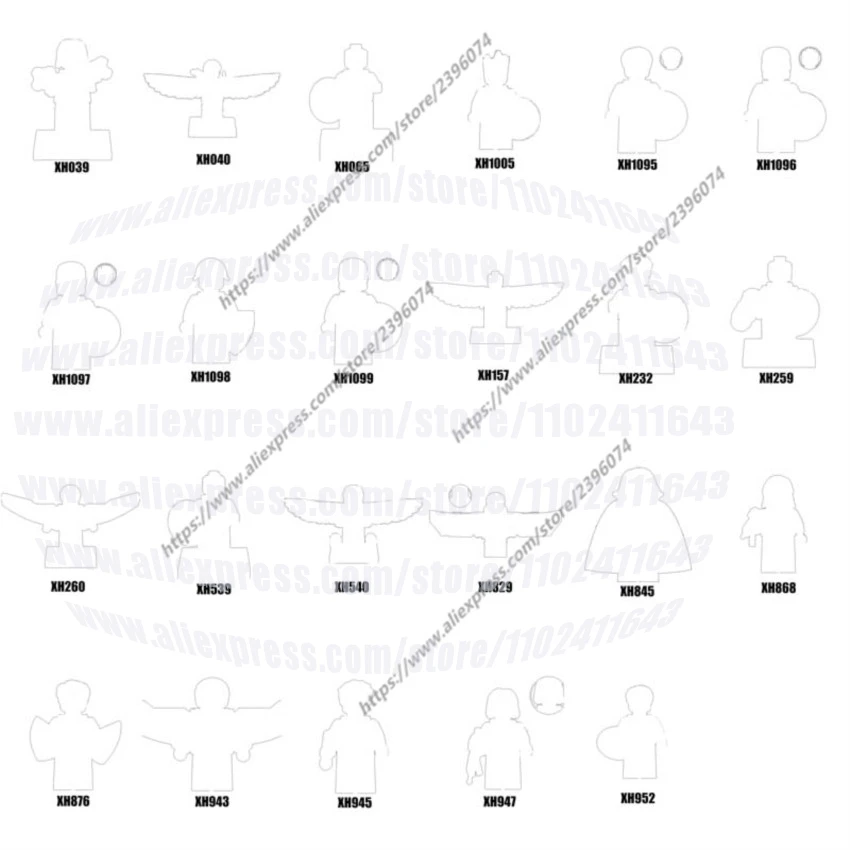 

Action Figures Building Blocks XH039 XH040 XH065 XH157 XH232 XH259 XH260 XH539 XH540 XH829 XH845 XH868 Series-028 DIY Toys