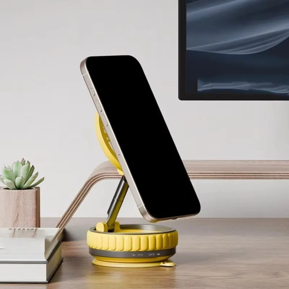 

Foldable Magnetic Phone Holder 360° Rotating Hands-Free Car Navigation Holder Stable Adsorption Anti-shake Vacuum Suction Holder