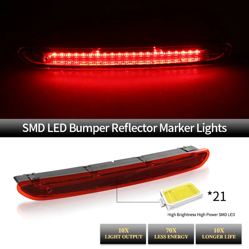 

1PC LED 3rd Brake Light High Level Rear Stop Warning Lamps for Volkswagen Tiguan/Rabbit/Passat/GTI 2006-2009 Taillight Assembly