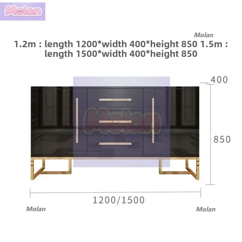 

Light luxury dining Modern simple entry porch cabinet Living room storage tea cabinet Nordic decorative cabinet Din