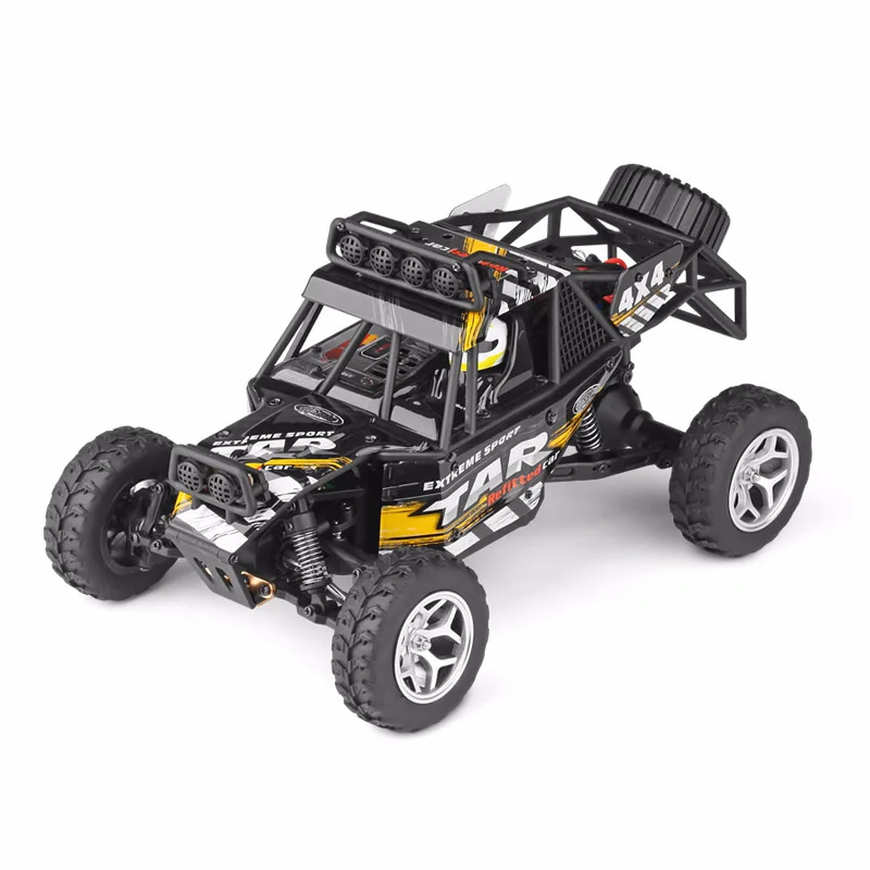 Weili 18428 1:18 Remote Control Electric Four-wheel Drive Desert Off-road Vehicle With Led Lights, High-speed Climbing Car Toy