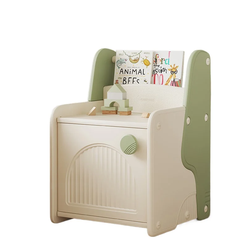 

Baby furniture plastic storage cabinet with bookshelf bedside storage bedroom table, convenient, practical and durable
