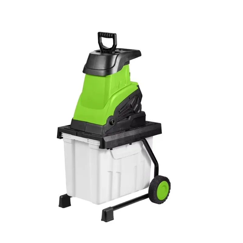 

Vertak 2500W Electric Garden Shredder - 45mm Cutting Diameter 45L Bin Heavy D uty Mulcher with Auto Overload Protection