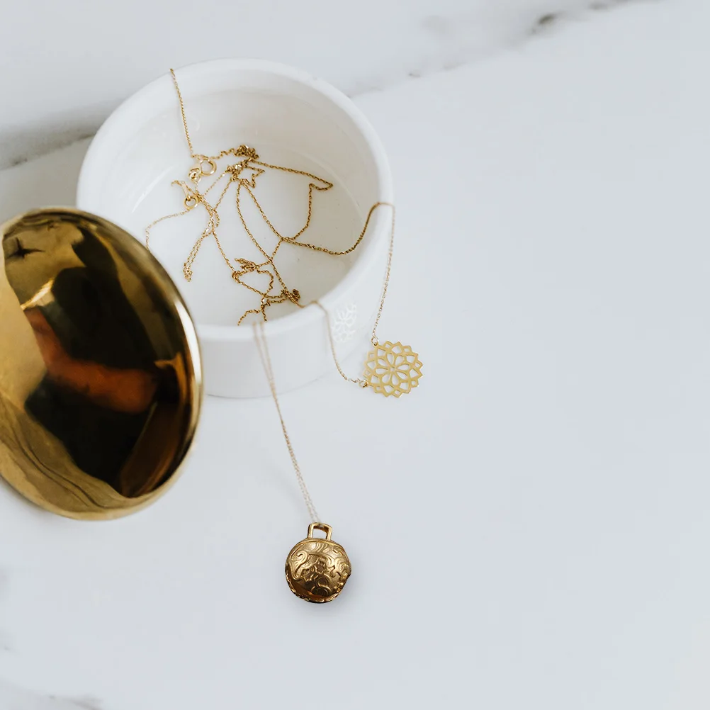 

2pcs Retro Brass Bell Pendants Diy Hanging Decor Craft Ornaments For Home Festival Gift Copper Bell Hanging Decor