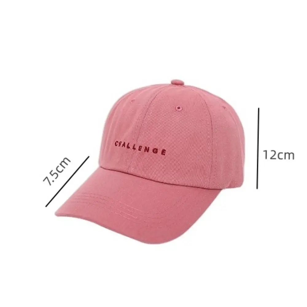 Sports Outdoor Casual Letter Embroidery CHALLENGE Baseball Caps Sun hat Ponytail Cap Visors Cap