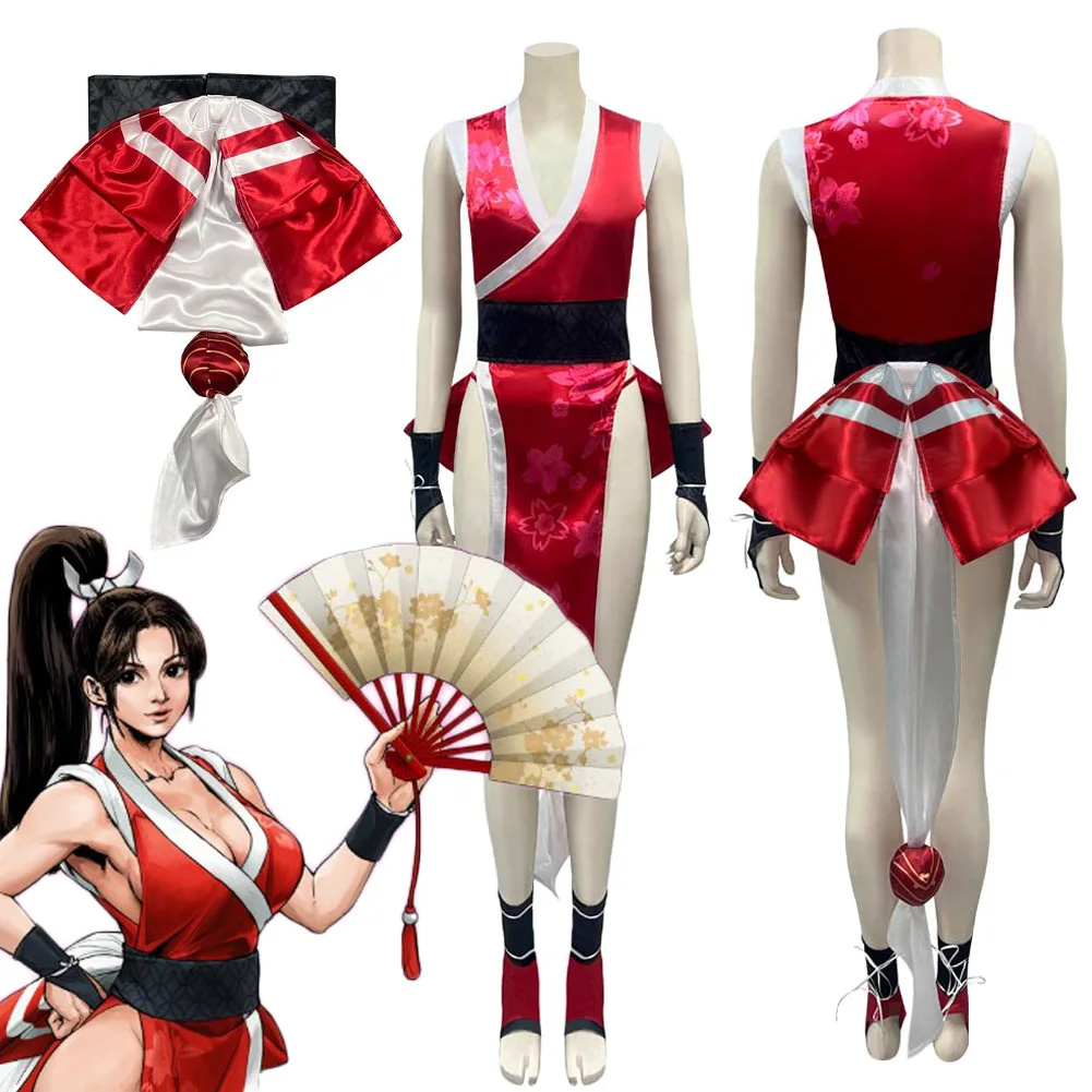 

Mai Shiranui Cosplay Fantasy Clothing Anime Fighter Game SF 6 Costume Disguise Adult Women Roleplay Fantasia Outfits Clothes