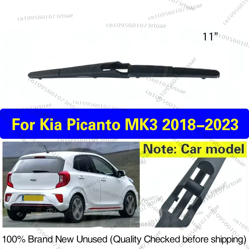 

Wiper 11" Rear Wiper Blade For Kia Picanto MK3 2018 - 2023 Windshield Windscreen Clean Tailgate Window Car Rain Brush