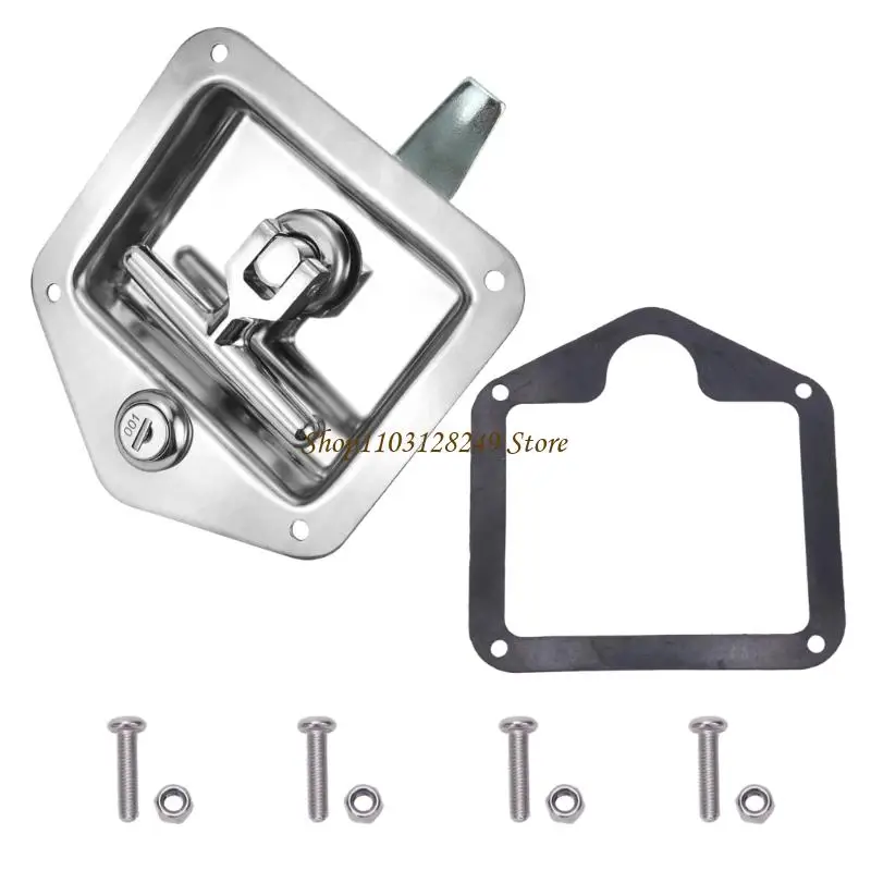 N5KD Compartment Door Lock T-Handle Latches Assembly with Integrated Manual Release