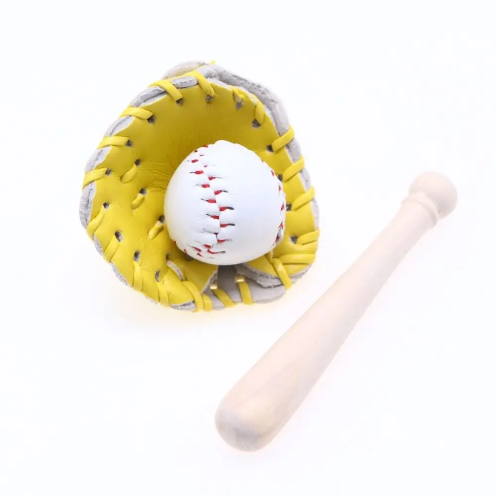 Mini maison de courses de baseball et de softball, simulation mignonne, raquette de tennis, sports de bricolage, accessoires de courses, 1/12