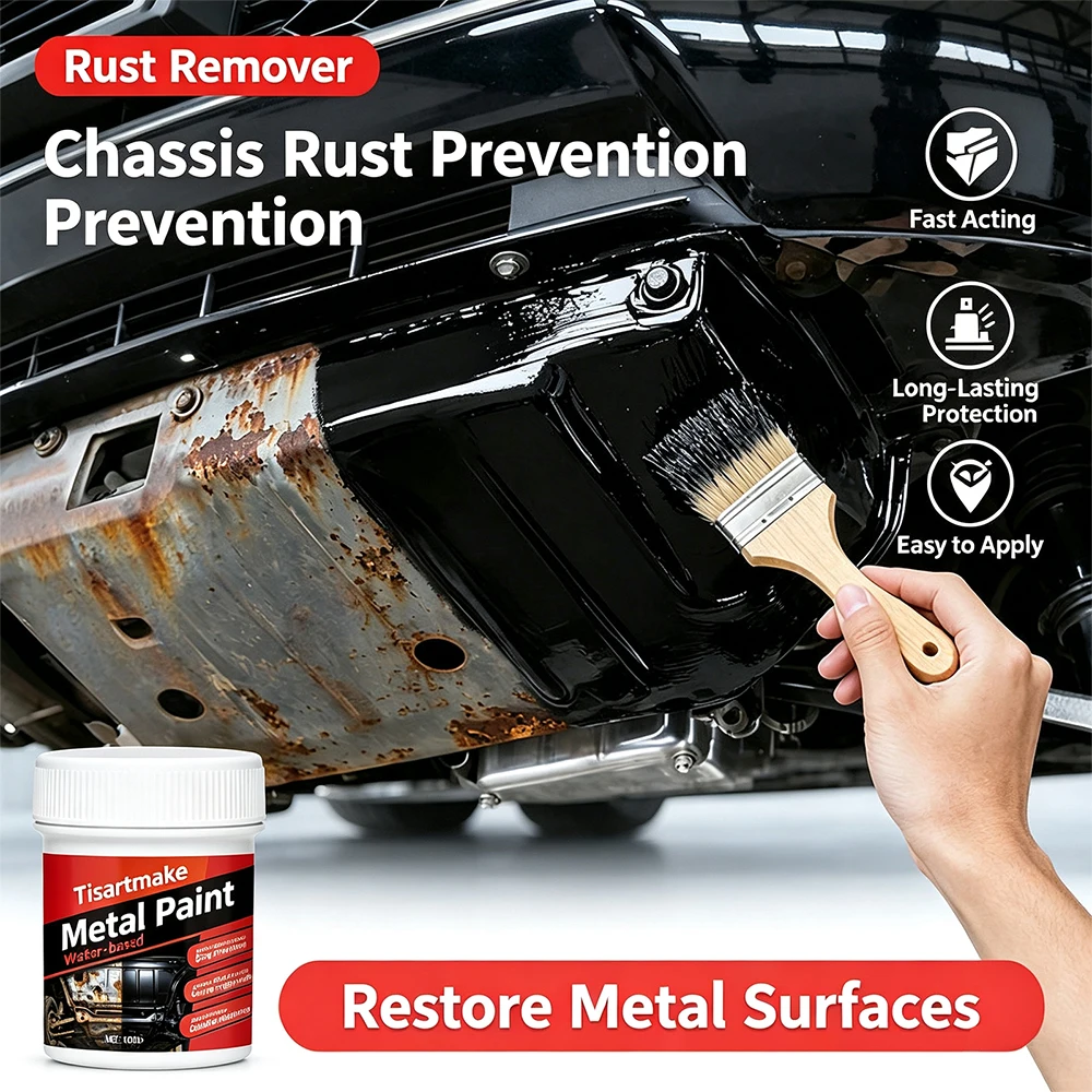 100g Car Anti-rust Rust Remover Multi Purpose Paste Chassis Rust Inhibitor Converter Repair Iron Metal Surfaces Maintenance