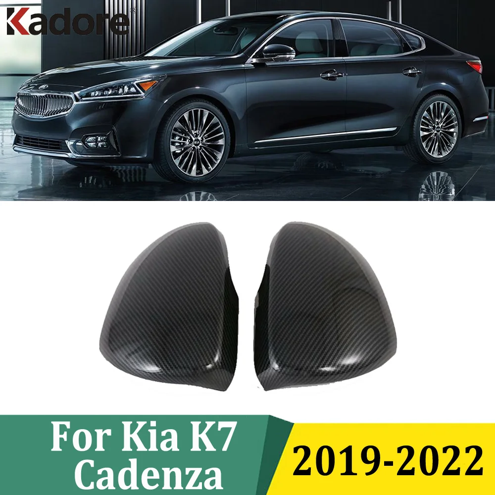 Für KIA K7 Cadenza 2019 2020 2021 2022 ABS Chrom Türspiegelabdeckung Seitenspiegel Rückspiegelabdeckung Zierleisten Auto-Zubehör