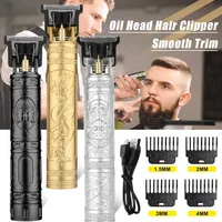 2024 New Vintage T9 Electric Cordless Hair Cutting Machine Professional Hair Barber Trimmer For Men Clipper Shaver Beard Lighter