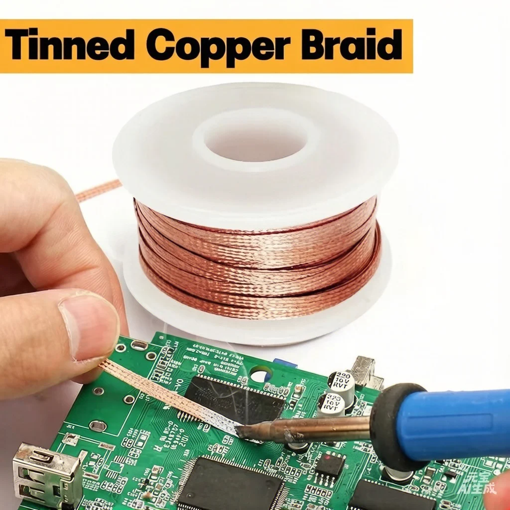 3M Desoldering Braid Wick 1.0mm 2.0mm 3.0mm 4.0mm Solder Remover Copper Wire Electronic Welding Repair Tools
