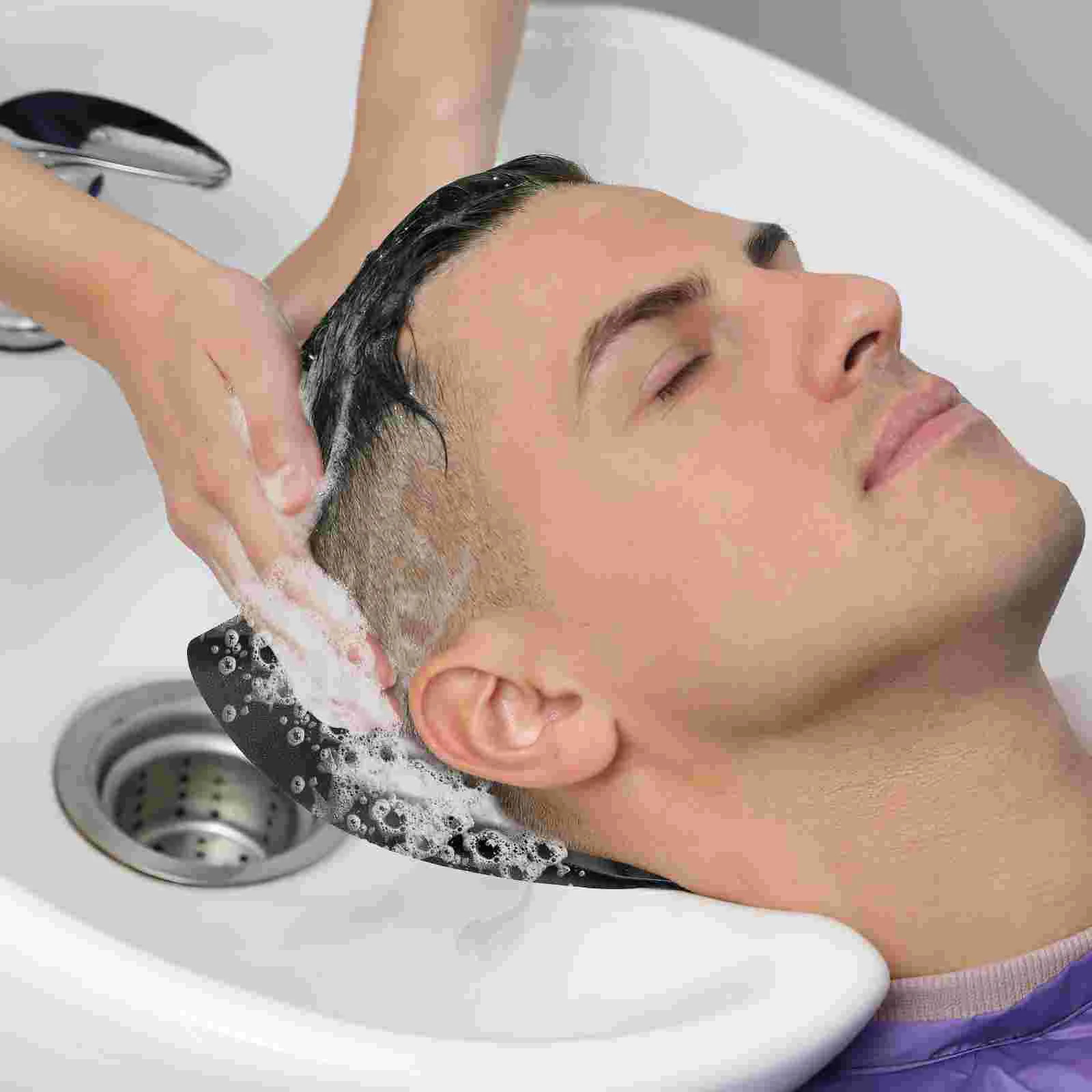 Shampoo Pillow Neck Support Rest Hair Washing Cushion Bowl Blue Safe Salon Rests Spa