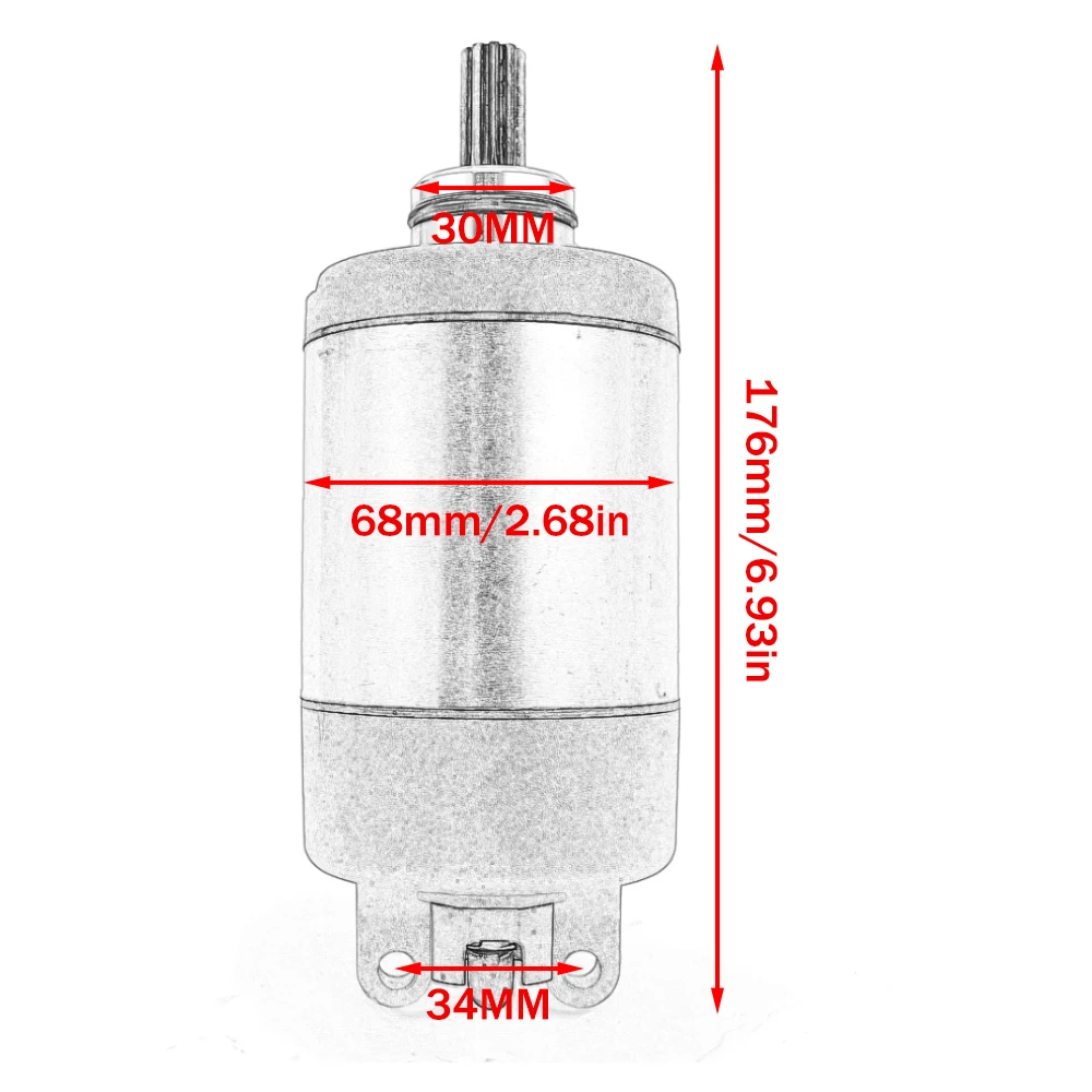 Starter Motor fit for Suzuki GSF1250 GSX1250 GSF1250S Bandit GSF 1250 31100-18H00 31100-18H11