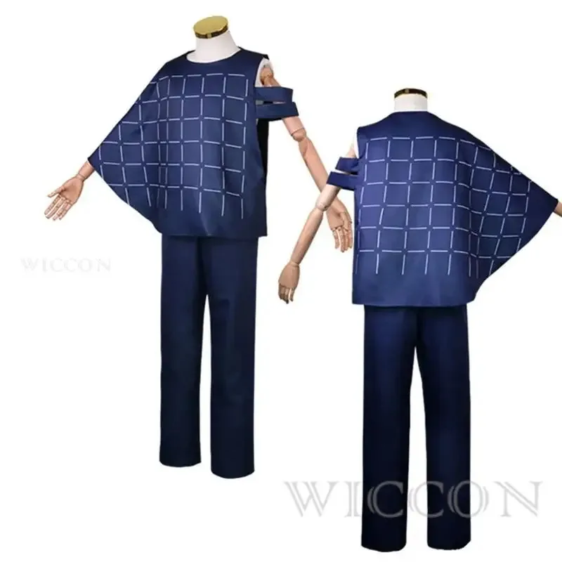 2025 New Mahito Cosplay Costumes Anime Wig Top Pants Suit Halloween Costume for Men Carnival Party Role Play Wigs PropsKodiak