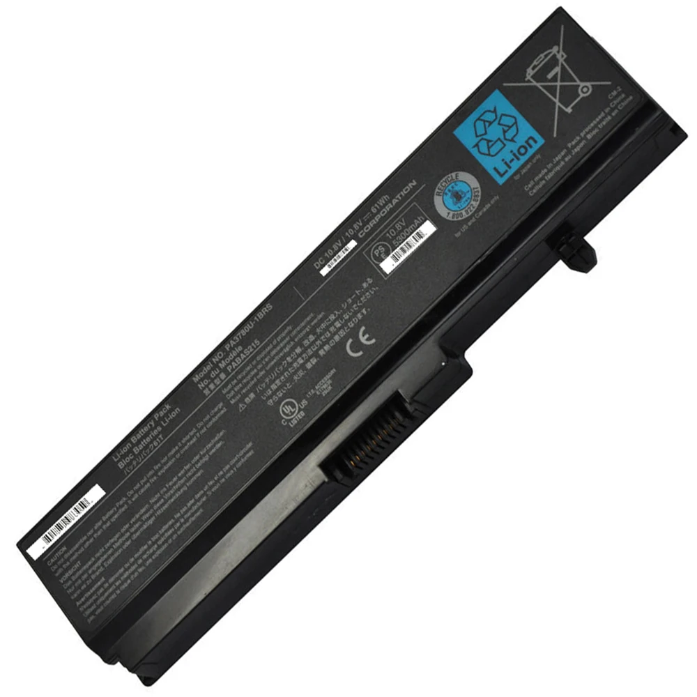 Imagem -03 - Nova Pa3780u1brs 10.8v 61wh Bateria do Portátil para Toshiba Satélite Pro T110 T112 T130 T131 T132 Pabas215 Alta Qualidade