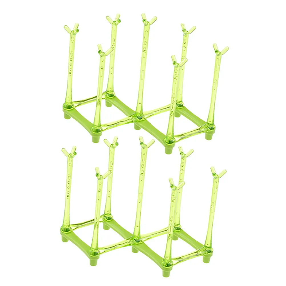 

2Pcs Retractable Baby Bottle Drying Rack Premium Safe Material Space Saving Drainable Cup Holder Kitchen Organizer Bottle Dryer