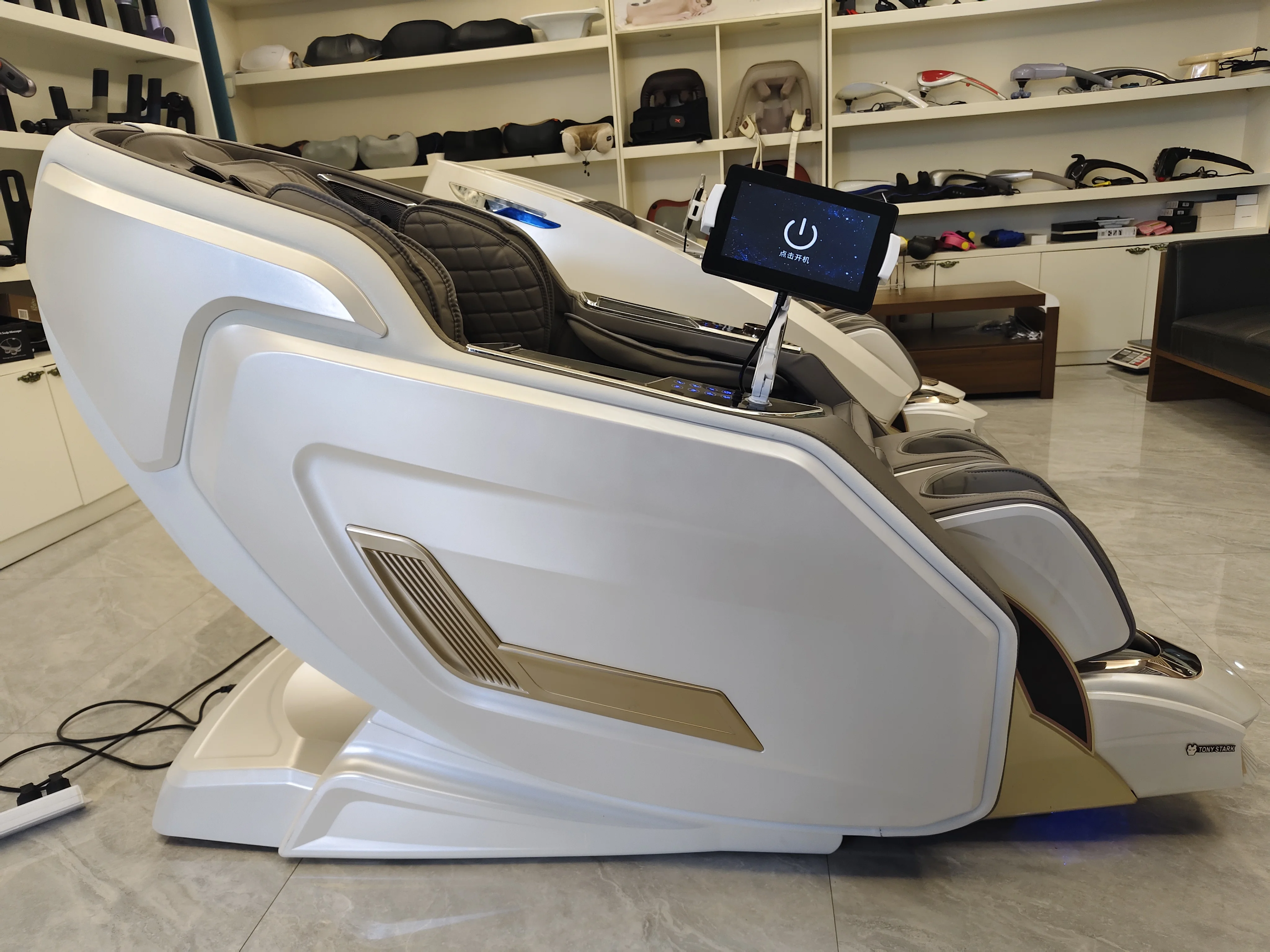 2025 Hot Sell Full Body Massage Chair Luxury 4D Zero Gravity Shiatsu Electric Heating SL Track Massage Chair