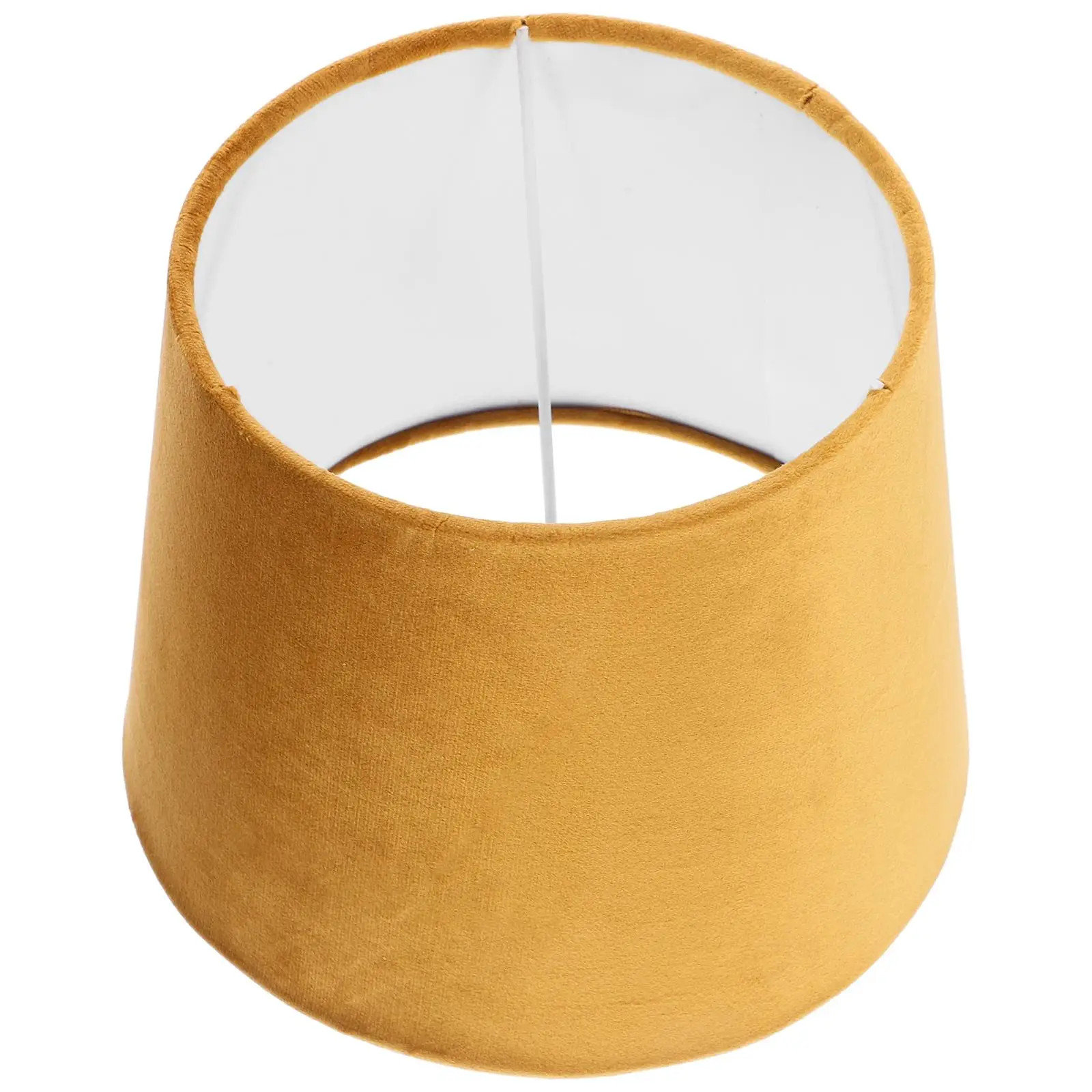 

E27 E14 Lampshade 4 2cm Hole Fabric Table Lamp Shade Cover Iron Material Replacement Linen Light Covers For Bedroom Living Room