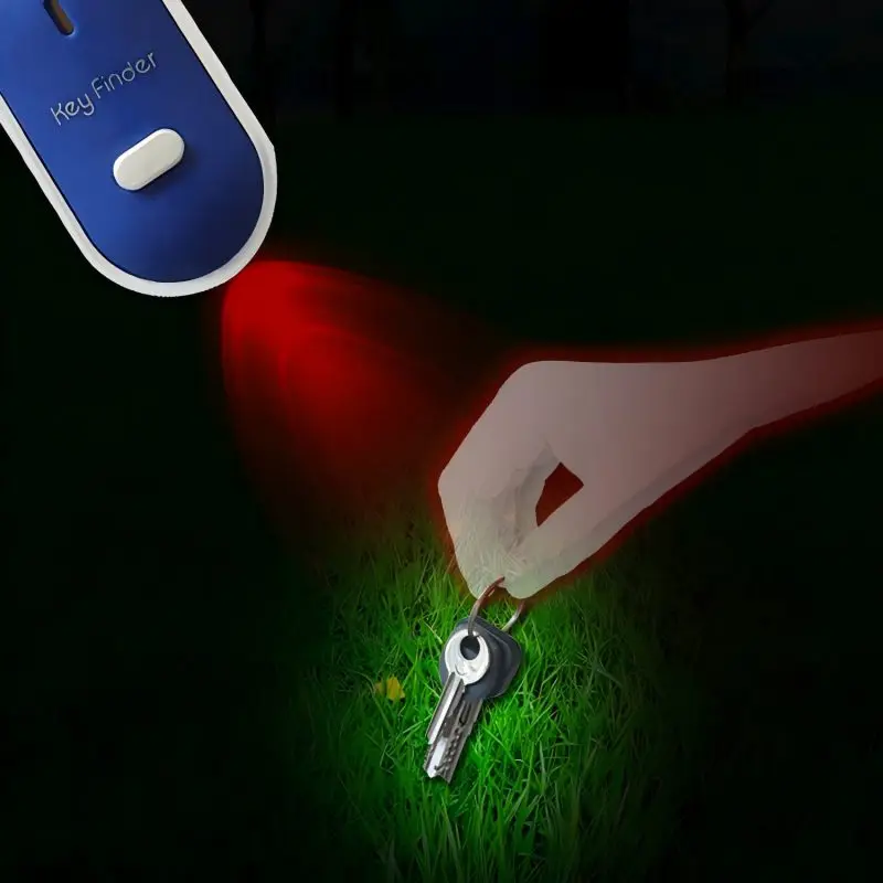 Mini Anti-lost Whistle Key Finder Flashing Beeping Remote Kids Key Bag Wallet Locators