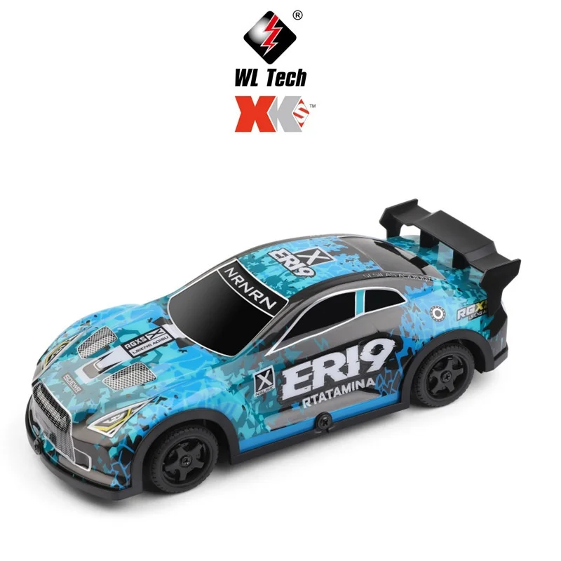 WL TECH 1:22 RC Drift GTR RTR 4WD chasis de aleación actualizado pro modelo de coche de carreras 2,4 GHz 35 Km/h juguete de Control remoto sin escobillas