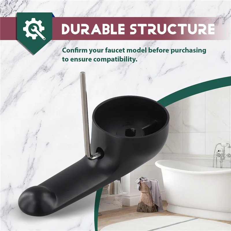 

ABRU-H79 Ручка смесителя для душа, совместимая с ванной и душем Delta, одна металлическая ручка рычага, для смесителя для ванны серии Delta 1300/1400