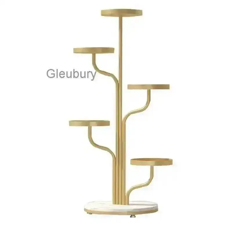 Aesthetics Flower Designer Modern Nordic Stand Decorations Fashion Plant Stand Indoor Light Luxury Plantenrek Home Furniture