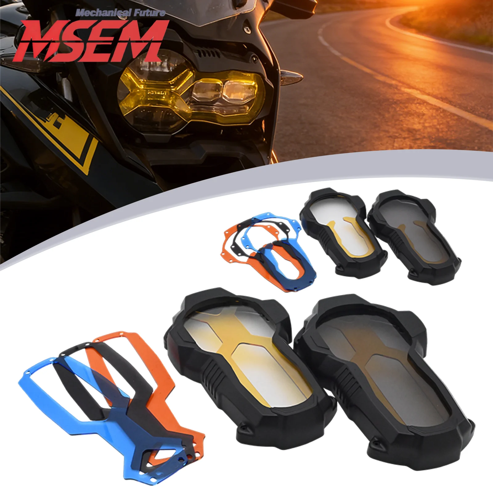 Защитная накладка на фары мотоцикла для BMW R1200GS R1200R R1200RT R1250GS&Adventure R1250R R1250RS 2014-2024