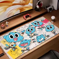 Mouse pad Computer The Amazing World Gumball Keyboard Mouse Mats Large Mousepad Keyboard Gamers Decoracion Desk Mat For CSGO