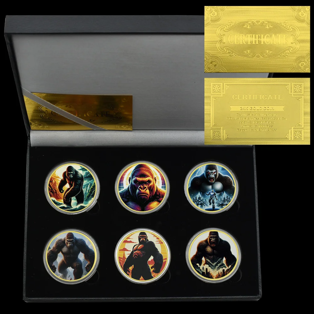 Rare Mythological Animals Challenge Coins Gold or Silver Plated Commemorative Medals Fans Collect Gifts