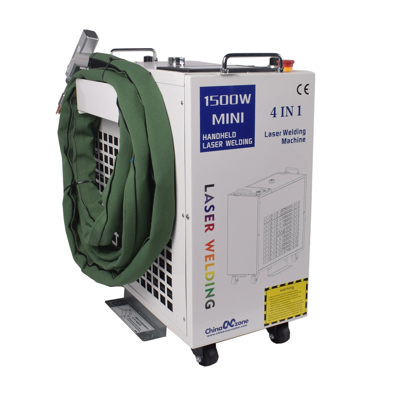 Newest 4-in-1 Metal Cleaning and Rust Removing Fiber Laser Welding Machine