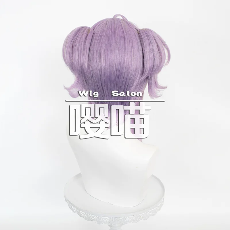 Anime Roleplay Coolwig Kunsthaar Liberalio Cosplay Perücken Spiel The Godory Liberalio Kurze hellviolette Perücke