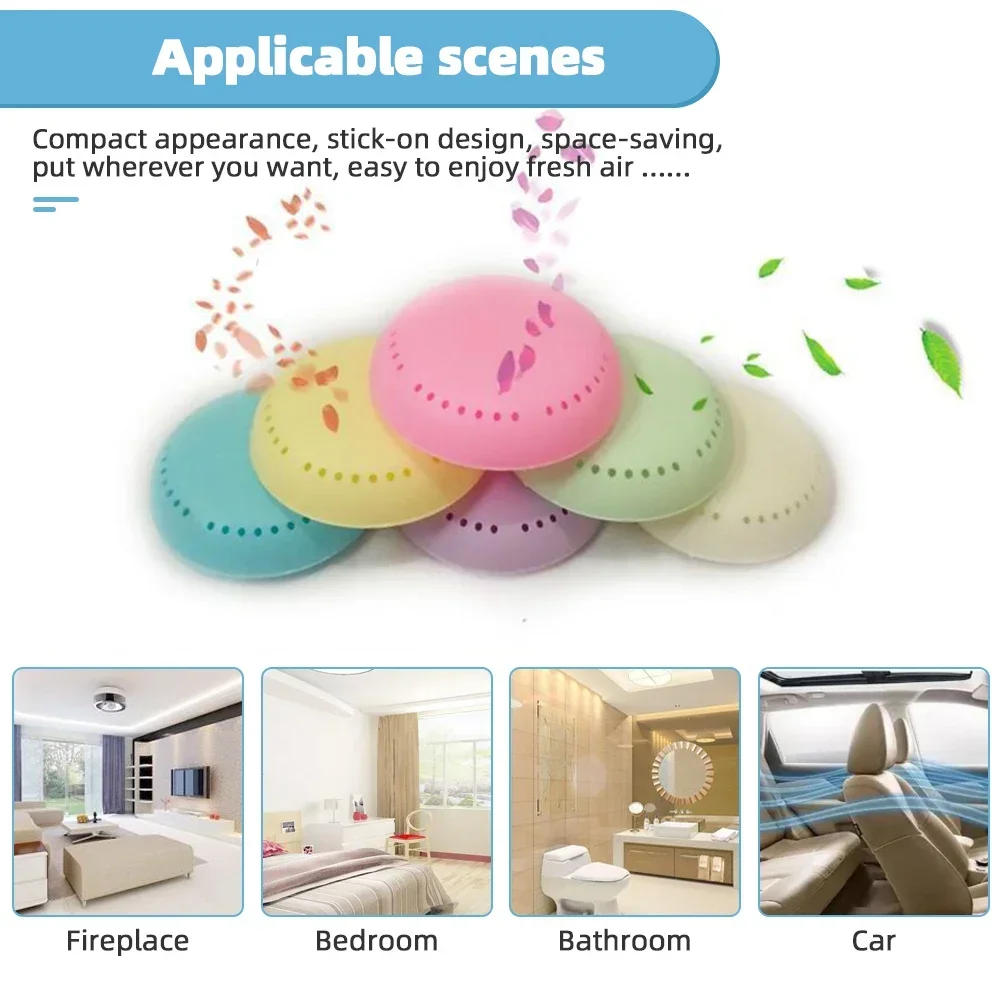 الروائح رائحة دائمة إزالة الروائح الكريهة مستديرة الصلبة الهواء المعطر الحمام غرفة نوم خزانة سيارة المرحاض مزيل العرق أعذب