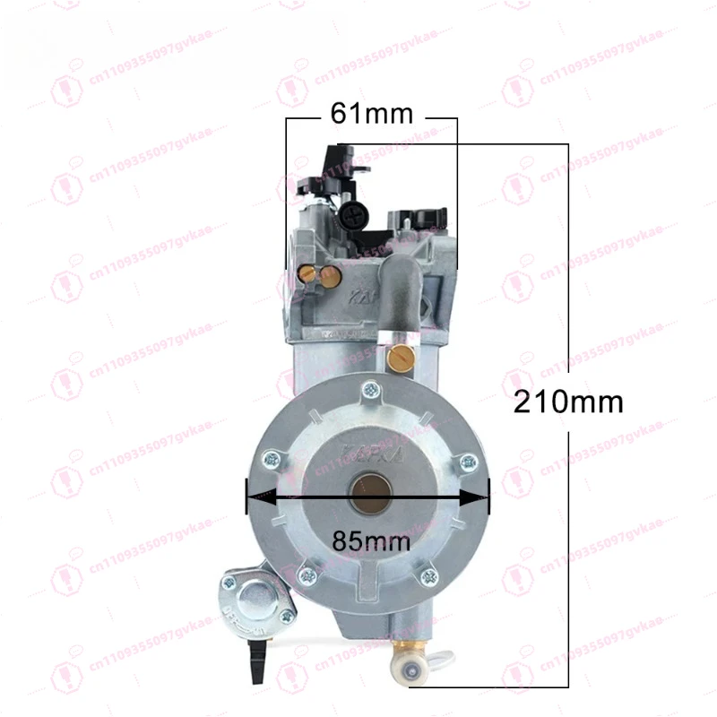 13HP GX390 190F Dual Fuel Carburetor LPG Automatic Conversion Kit Generator Engine Fuel System Part