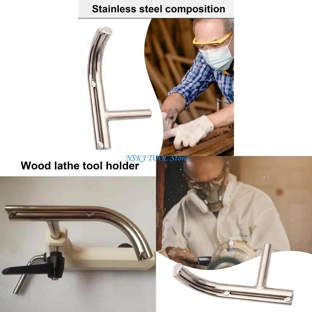 L8RC الخشب مخرطة أداة الراحة أداة راحة لخشب الخشب وعاء على شكل عجلات خاصة #1