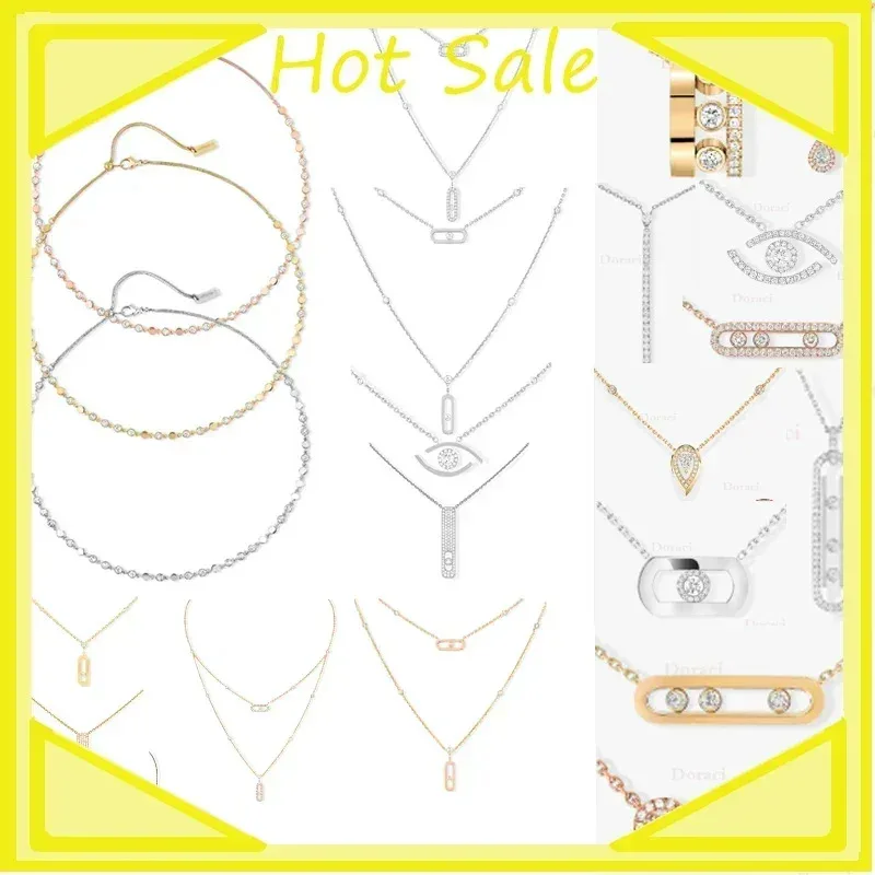 

2025SM-2 S925 Silver High Quality Original Logo Jewelry Women's Necklace Earstuds Glasses Series Joy Series Jewelry Set, Elegant